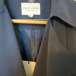Cole Haan Signature Linen trench Navy